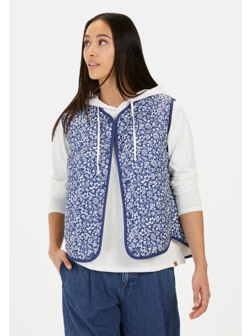 Camel Active Weste mit Blumenprint in Blau