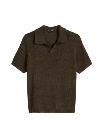 Marc O'Polo Kurzarm-Pullover regular in Dark Nickle