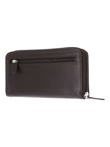 Golden Head Polo Geldbörse RFID Leder 18,5 cm in dunkelbraun