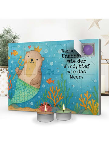 Mr. & Mrs. Panda Duftkerzen Adventskalender Wassermann Astrologi... in Weiß
