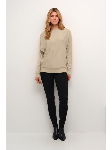 CULTURE Strickpullover CUannemarie Oversize fit in Warm Sand Melange