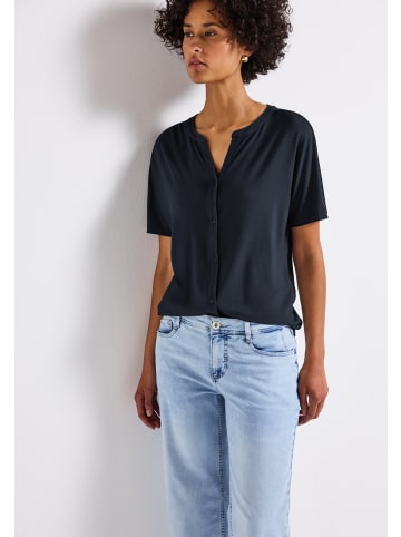 Cecil 'Shirt im Tunika-Look' Marineblau