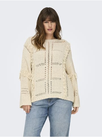 ONLY Carmakoma Strickpullover in Birch