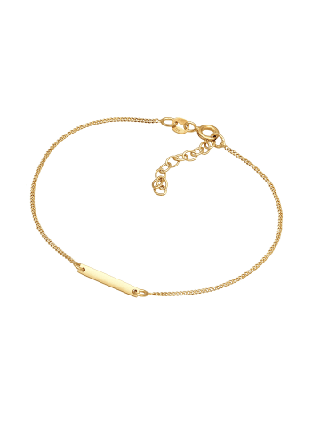 Elli Armband 925 Sterling Silber Plättchen in Gold