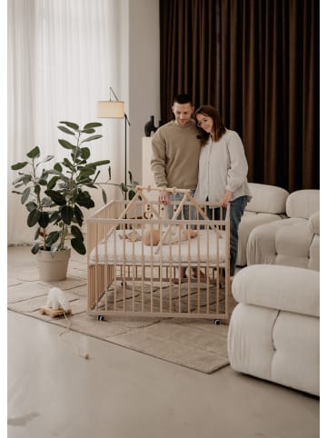 Sämann Sämann Laufgitter XXL Matratze Cloud Air sahara dust/natur Premium Kollektion