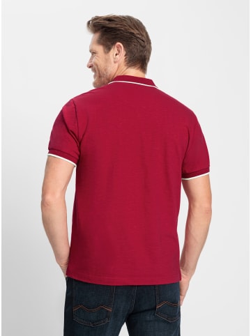 WITT WEIDEN Kurzarm-Poloshirt in kirsche