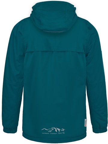 Normani Outdoor Sports Kinder Regenjacke mit Fleecefutter in Navy