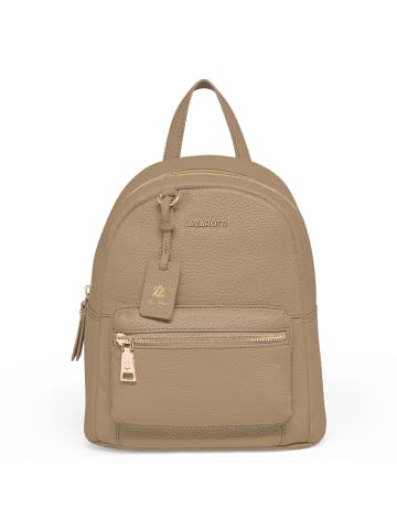 Lazarotti Bologna Leather City Rucksack Leder 27 cm in sand