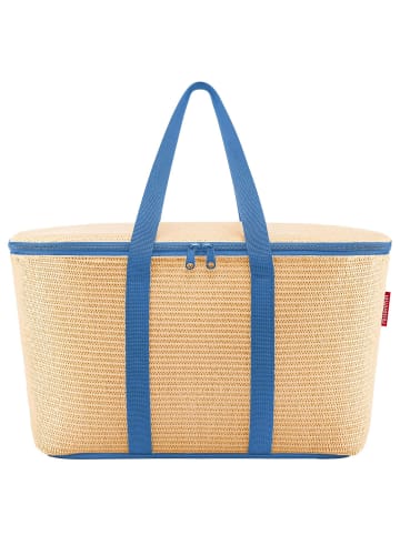 Reisenthel thermo coolerbag - Kühltasche 44.5 cm (smiley grey) in raffia blue