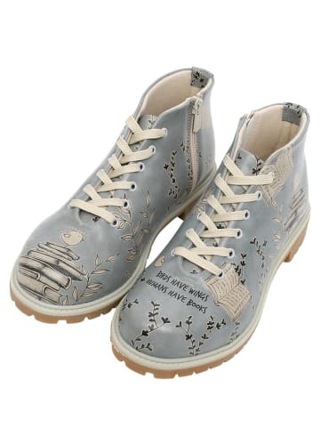 Dogo Shortcut Boots - Birds Have Wings 42 in Blau