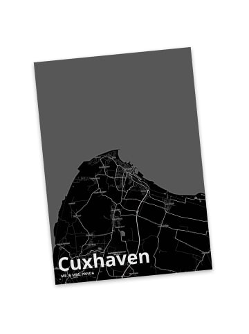 Mr. & Mrs. Panda Grußkarte Cuxhaven mit Spruch in Keine Angabe