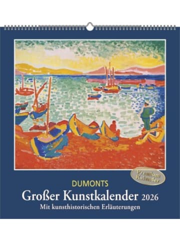 DuMont Kalenderverlag Kalender - DUMONT - DUMONTS Großer Kunstkalender 2026 - Wandkalender 45 x