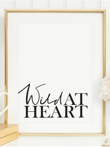 Tales by Jen Poster / Kunstdruck "Wild at heart" I Ohne Rahmen