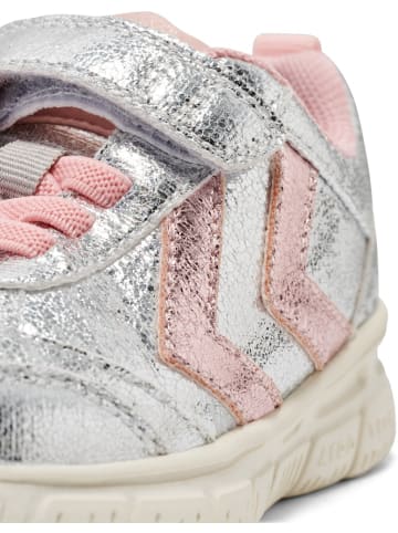 Hummel Kinder Sneaker "Crosslite Glitter Infant" in Silber