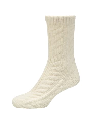 s.Oliver Socken cosy cable knit 4er Pack blanc