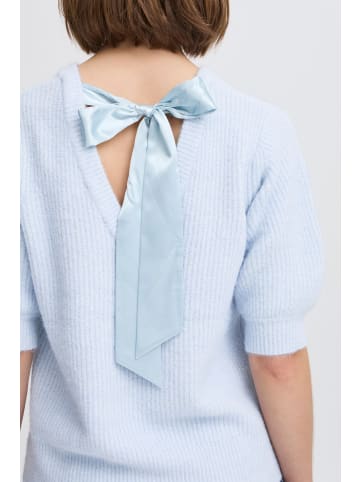 b. young Strickpullover BYOMEA Regular fit in Cashmere Blue Melange