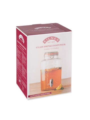 Kilner KILNER | Getränkespender, ROUND, klar, 8 L
