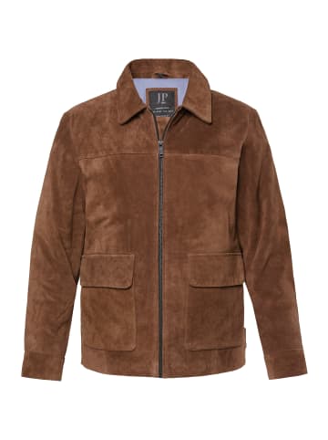 JP1880 Lederjacke in kastanienbraun