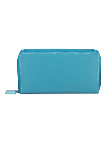 MYWALIT Medium Tri-fold Geldbörse I Leder 14 cm in sardinia