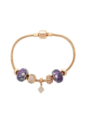 NAEMI Women Bracelet in Rose Gold Violet