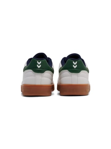 Hummel Schnürsenkel Sneaker Match Point Erwachsene in WHITE/GREEN