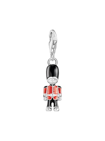 Thomas Sabo Charm-Anhänger in silber, rot