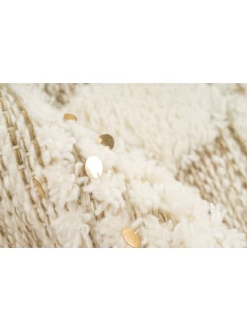 Kayoom Kurzflor Teppich Bohist 425 in creme - khaki - rechteckig