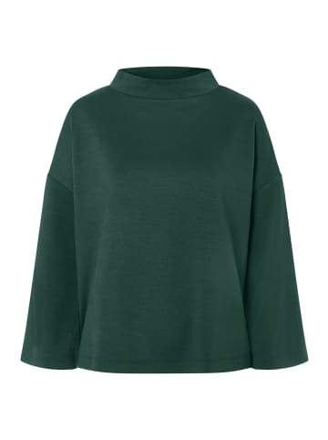 More & More Boxy Sweatshirt mit Turtleneck in dark green