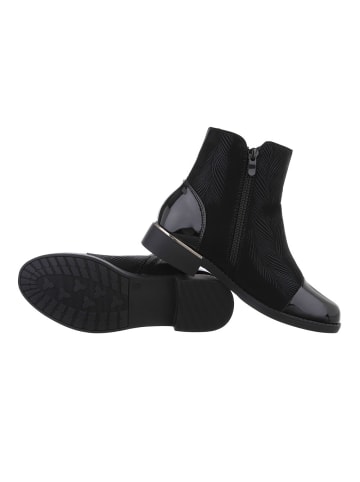 Ital-Design Stiefelette in Schwarz