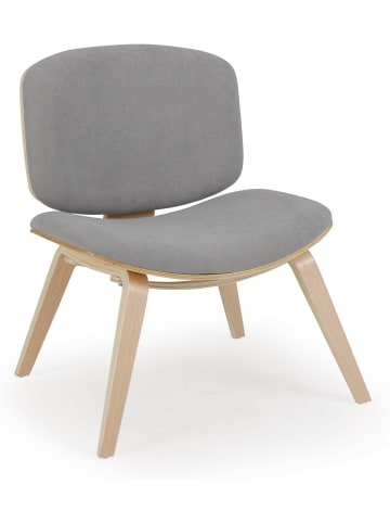 COSTWAY Moderner Akzentstuhl in Grau