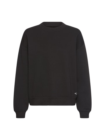 Camel Active Sweatshirt mit Backprint in Schwarz