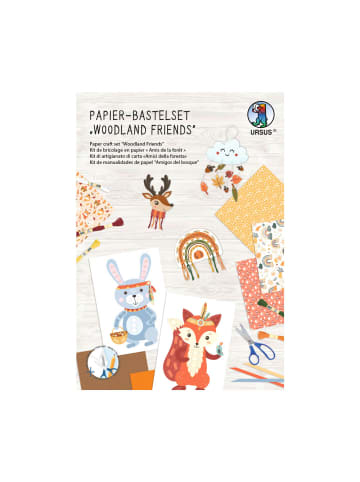 URSUS Papier Bastelset Woodland Friends - ab 5 Jahren