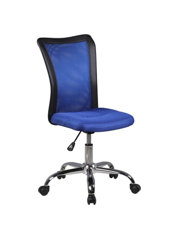 KADIMA DESIGN Kinderdrehstuhl, ergonomisch, Netz, höhenverstellbar, bis 30 kg in Blau