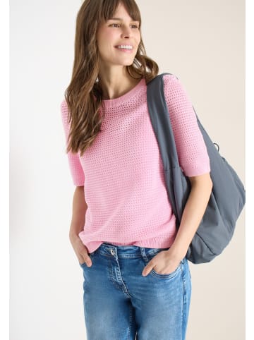 Cecil Bluse Structured Roundneck in Light Blush Rose
