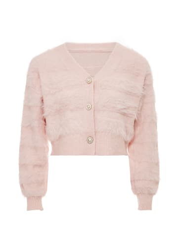 Swirly Damen Strickjacke in Rosa