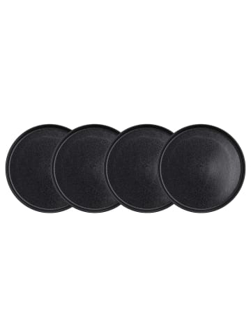 Butlers Frühstücksteller CASA NOVA 4er-Set in Schwarz