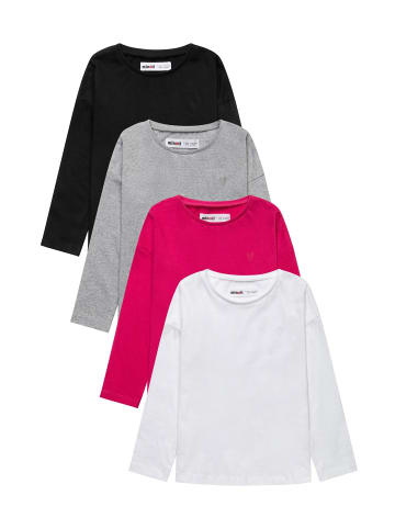 Minoti 4er-Set: Longsleeves 12MTEE 4 in grau