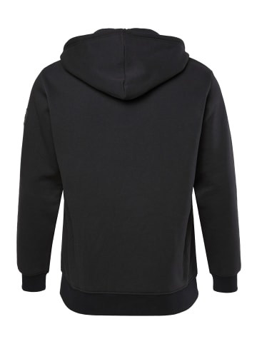 JP1880 Sweatjacke in schwarz