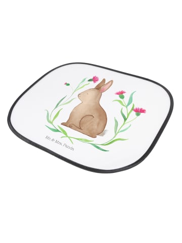 Mr. & Mrs. Panda Auto Sonnenblende Hase Sitzen ohne Spruch in Weiß