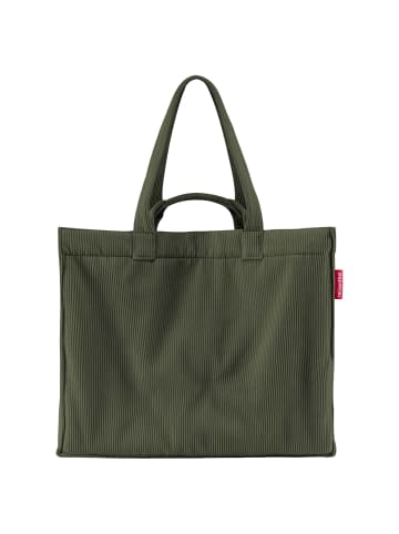 Reisenthel Softshopper - Shopper 47 cm (teddy sand) in cord dark matcha