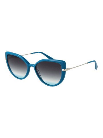 Ana Hickmann Frauen Sonnenbrille Katzenauge Blau