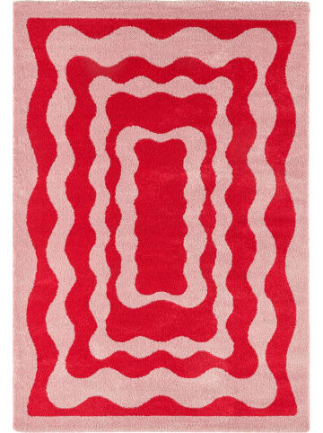 NAZARRUGS Teppich Groovy in Rot