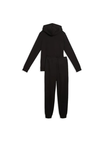 Puma Hooded Sweat Suit aus Baumwolle mit Kapuze in Schwarz