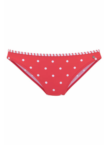 S. Oliver Bikini-Hose in rot-weiß