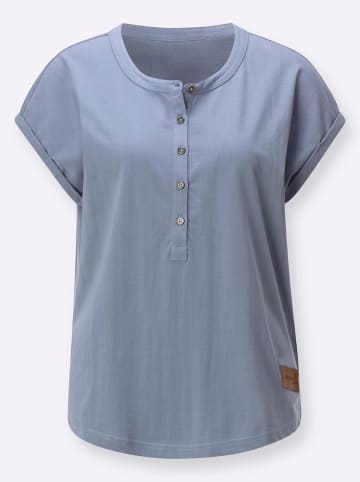 WITT WEIDEN Rundhals-Shirt in taubenblau