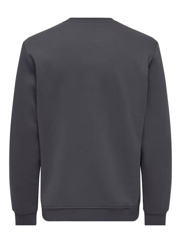 ONLY & SONS Sweatshirt in Grey Pinstripe 1