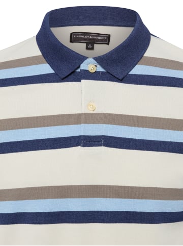 Finshley & Harding Poloshirt in indigo ecru - 0001