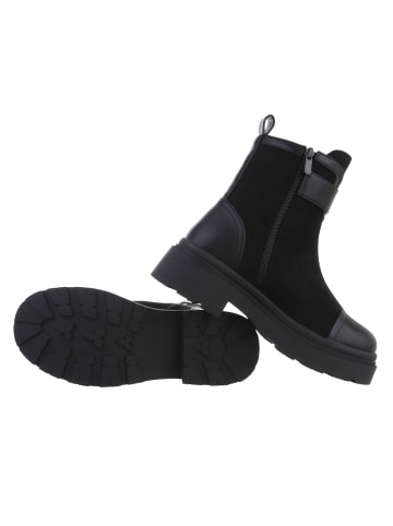 Ital-Design Stiefelette in Schwarz