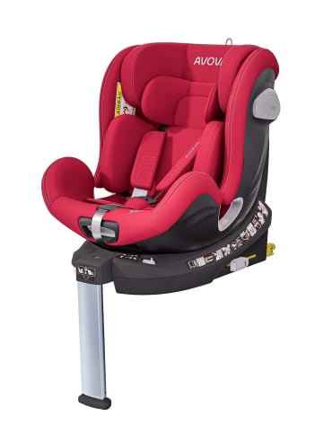 AVOVA Avova Swan-Fix I-Size Reboard Kindersitz - Farbe: Maple Red