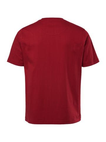 Men Plus Kurzarm T-Shirt in kupfer braun